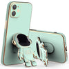 Astronaut Luxurious Gold Edge Back Case For iPhone 11