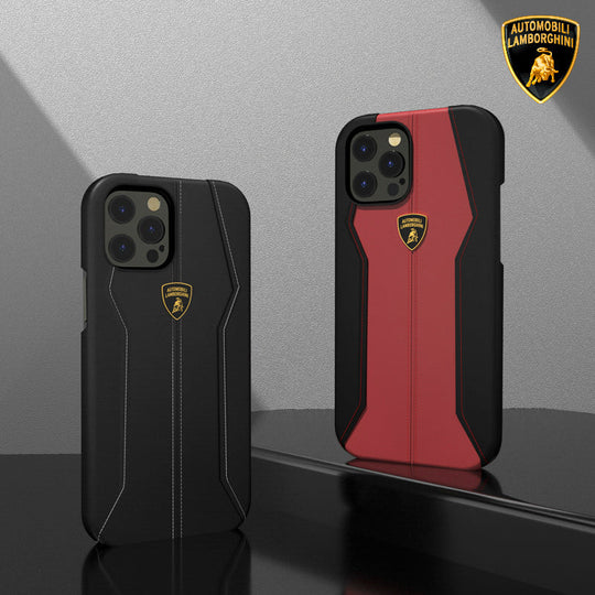 Huracan D1 Genuine Leather Hard Lamborghini Case for Apple iPhone 13