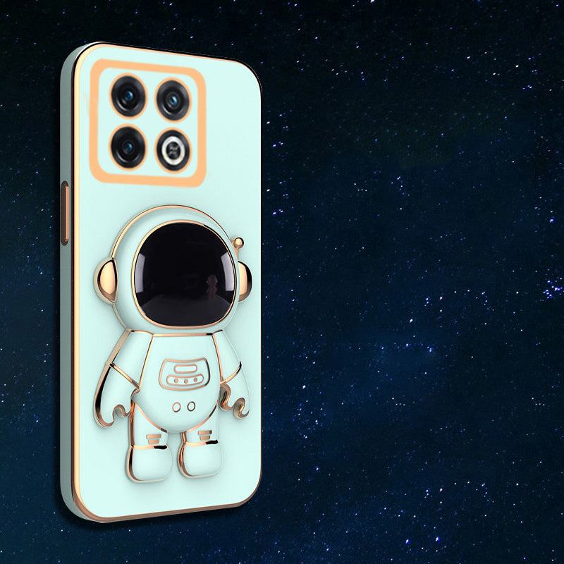 Astronaut Luxurious Gold Edge Back Case For OnePlus 10T