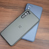 Special Edition Matte Finish Silicone Glass Back Case For Oneplus Nord