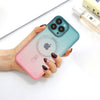 Premium Gradient Silicone Case With Magsafe For iPhone 13 Series