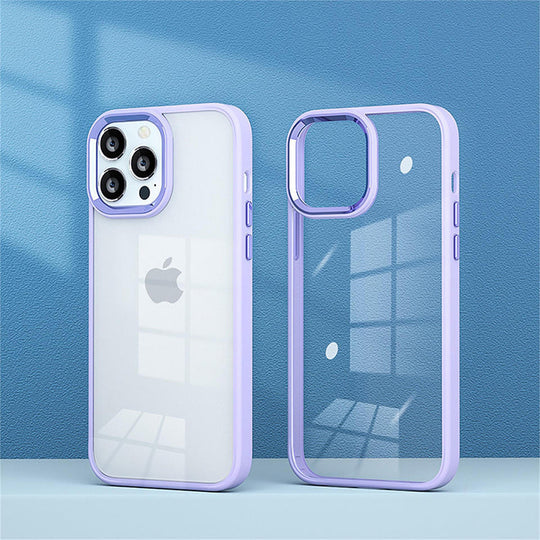 Premium Square Luxury Transparent Stylish Bumper Back Case for iPhone 13 - Premium Cases