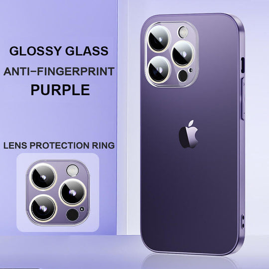 Glossy Ultra Thin Electroplated Camera Lens Protection For iPhone 15