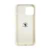 Santa Barbara Garner Series Genuine Leather White Case For iPhone 13 Pro