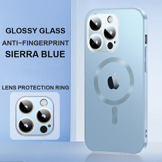 Glossy Ultra Thin Electroplated Camera Lens Protection With Magsafe For iPhone 13 Series