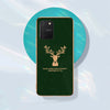 Luxury Golden Edges Deer Glass Back Case For Samsung Galaxy S10 Lite