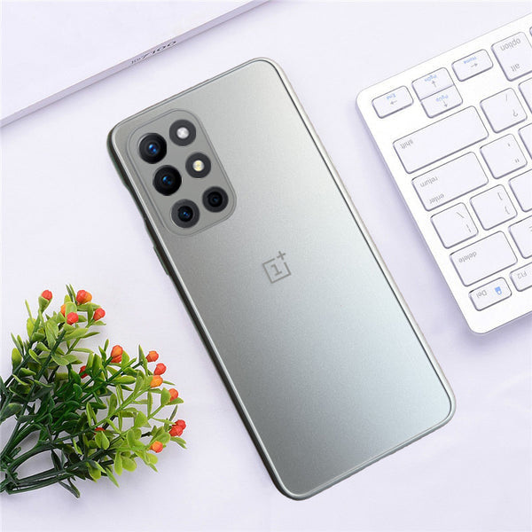Special Edition Matte Finish Silicone Glass Back Case For Oneplus 9R - Premium Cases