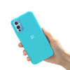 Liquid Silicone Logo Back Case For One Plus 9 Series