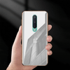 Radium Logo Glossy Glass Back Case With Golden Edges For Oneplus 8