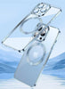 The Luxury Square Silicon Magsafe Clear Case With Camera Protection For iPhone 14 Series
