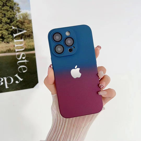 Premium Matte Polycarbonate Multicolour Case With Logo For iPhone 13 Pro Max