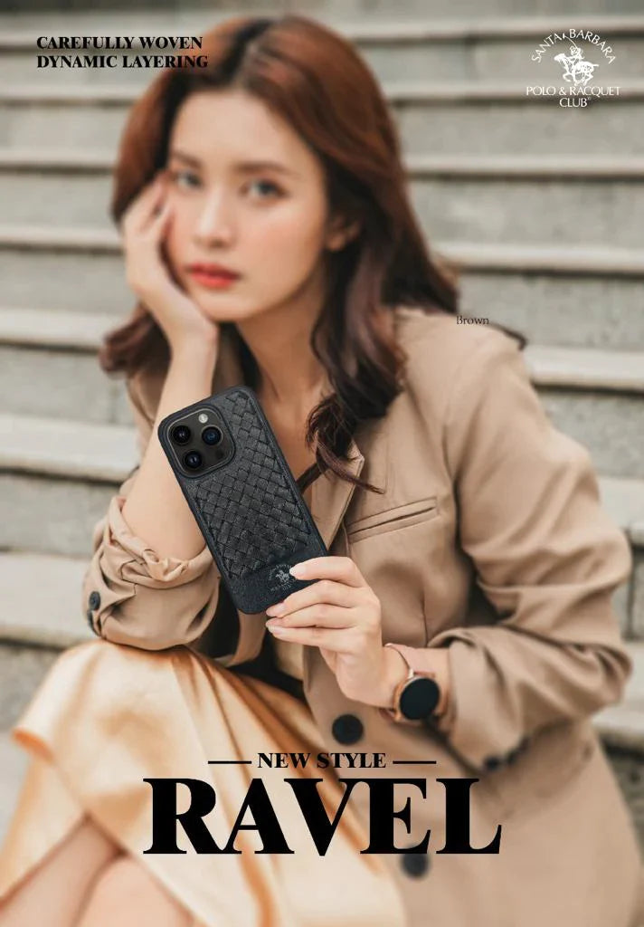 Santa Barbara Classic Ravel Series Genuine Leather Case For iPhone