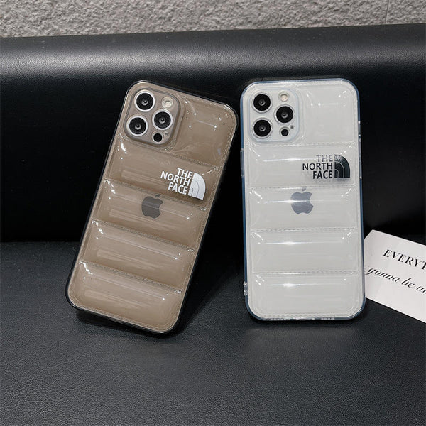 Premium Trendy Shockproof Puffer Back Case Cover for iPhone 13