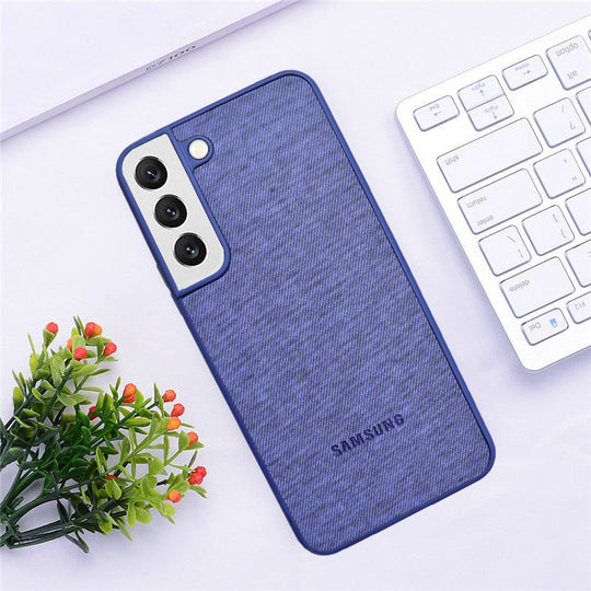 Cloth Pattern Inspiration Soft Sleek Silicon Case For Samsung Galaxy S22 - Premium Cases