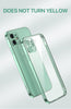 Luxury Square Clear Silicon Case With Camera Protection For iPhone 12