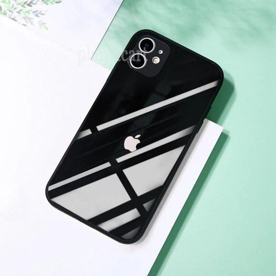 Special Edition Glossy Silicone Soft Edge Back Case with Camera Protection For iPhone 11