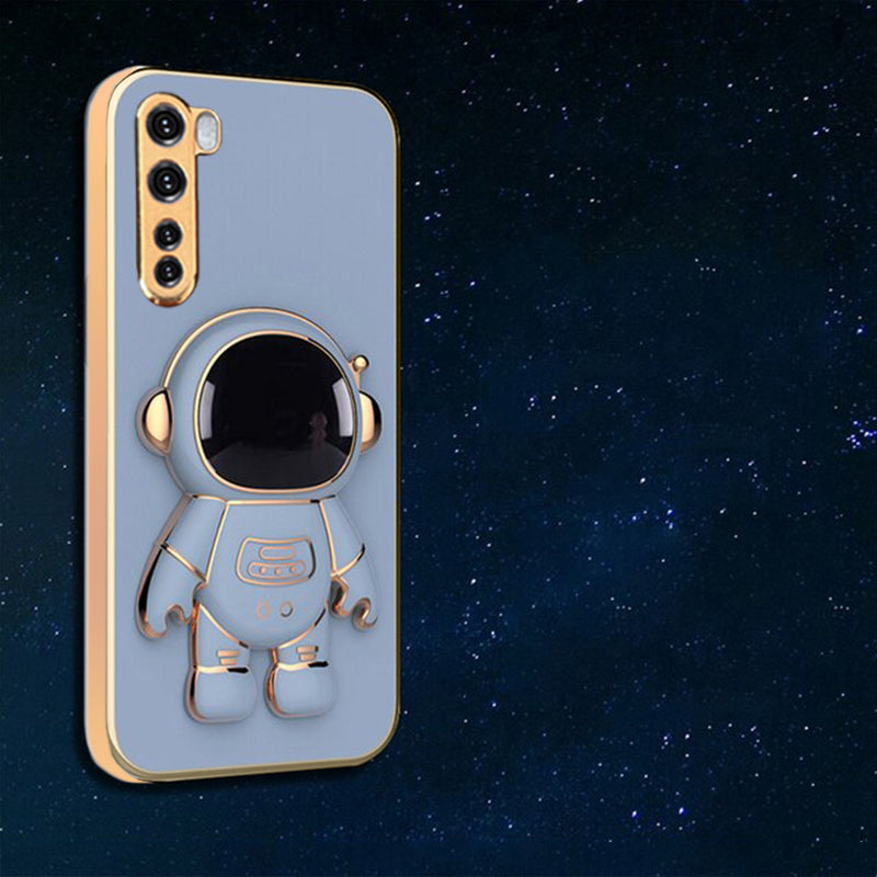 Astronaut Luxurious Gold Edge Back Case For OnePlus Nord