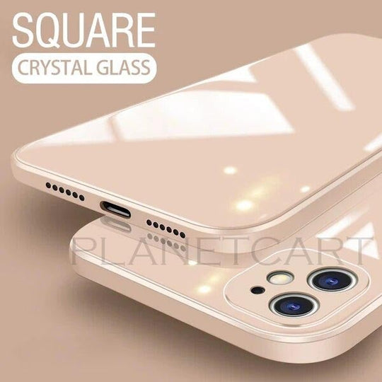 Special Edition Glossy Silicone Soft Edge Back Case with Camera Protection For iPhone 12 Pro Max