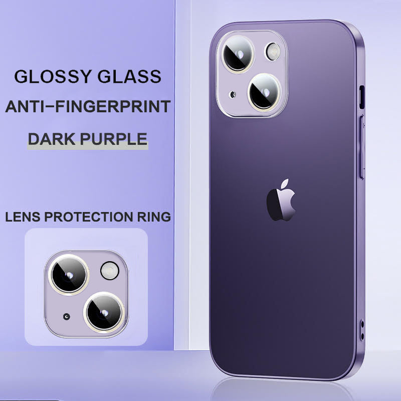 Glossy Ultra Thin Electroplated Camera Lens Protection For iPhone 15