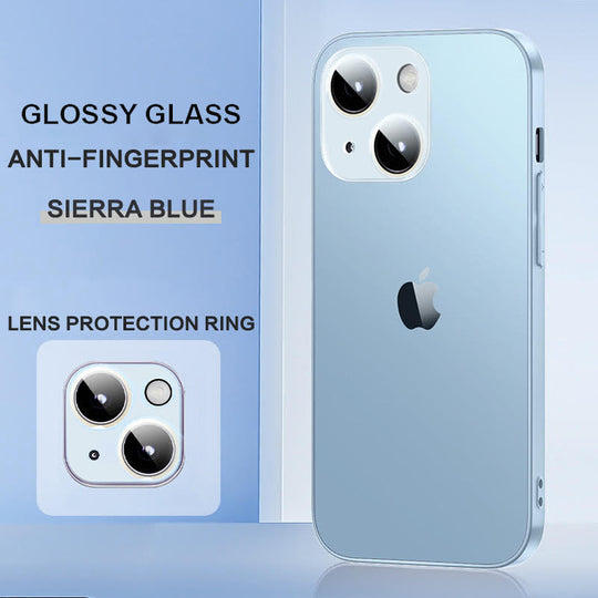 Glossy Ultra Thin Electroplated Camera Lens Protection For iPhone 15 Plus