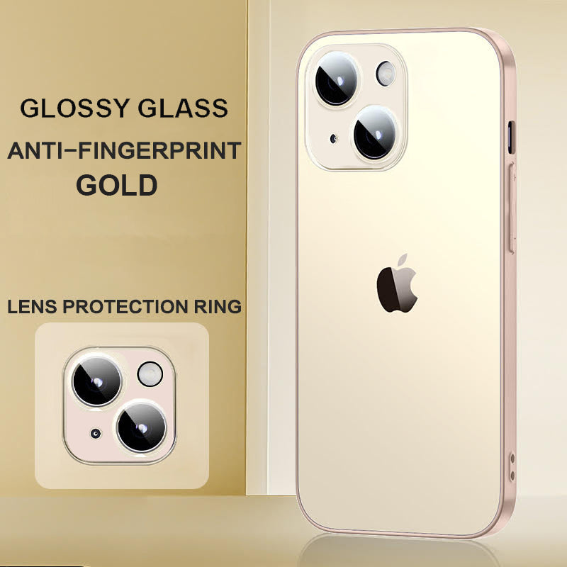 Glossy Ultra Thin Electroplated Camera Lens Protection For iPhone 15 Plus