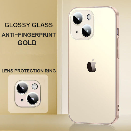 Glossy Ultra Thin Electroplated Camera Lens Protection For iPhone 15 Plus