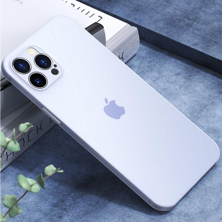 Frosted Ultra Thin Paper Back Case For iPhone 13 Pro Max - planetcartonline