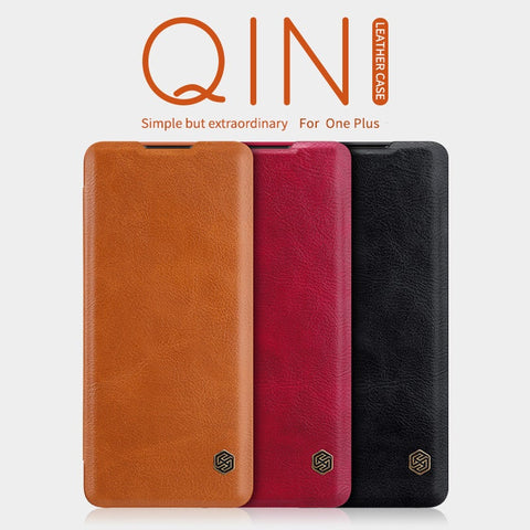 Nillkin Qin Leather Flip Case For Oneplus 9R