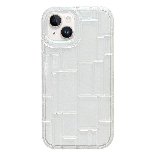 3D Silicone High Elastic line stripe design Case For iPhone 14 Plus