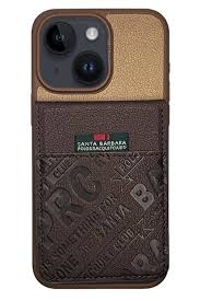 Santa Barbara Classic Hulda Series Genuine Leather Case For iPhone 15 Pro Max