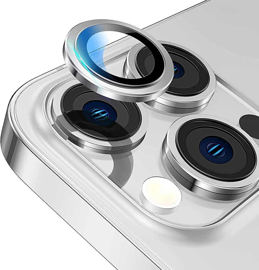 Ring Metal Camera Lens Protector Glass For iPhone 14 Pro Max
