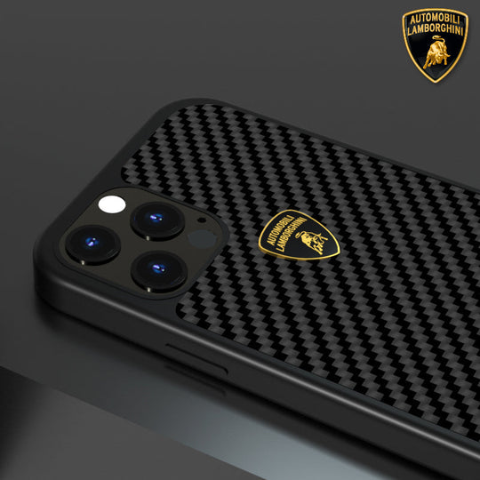 Elemento D3 Genuine Carbon Fiber Lamborghini Case for Apple iPhone 13