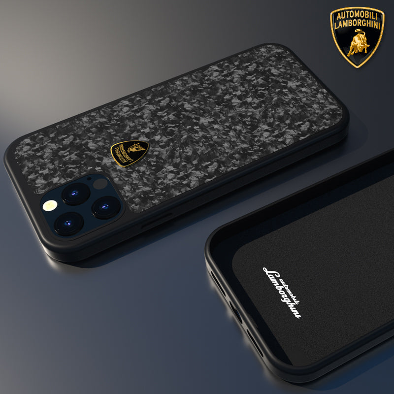 Huracan D14 Genuine Forged Carbon Fiber Lamborghini Case for Apple iPhone 13