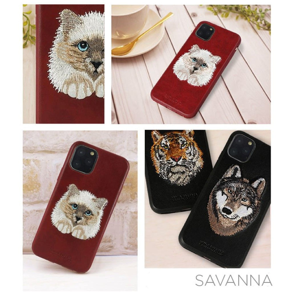 Santa Barbara Savana Series Genuine Leather Case For iPhone 13 - planetcartonline