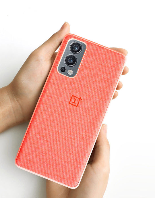 Cloth Pattern Inspiration Soft Sleek Silicon Case For Oneplus Nord 2