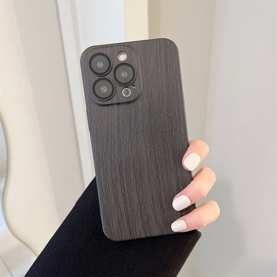 Luxury Ultra-thin Wood Grain Phone Case For iPhone 15 Plus