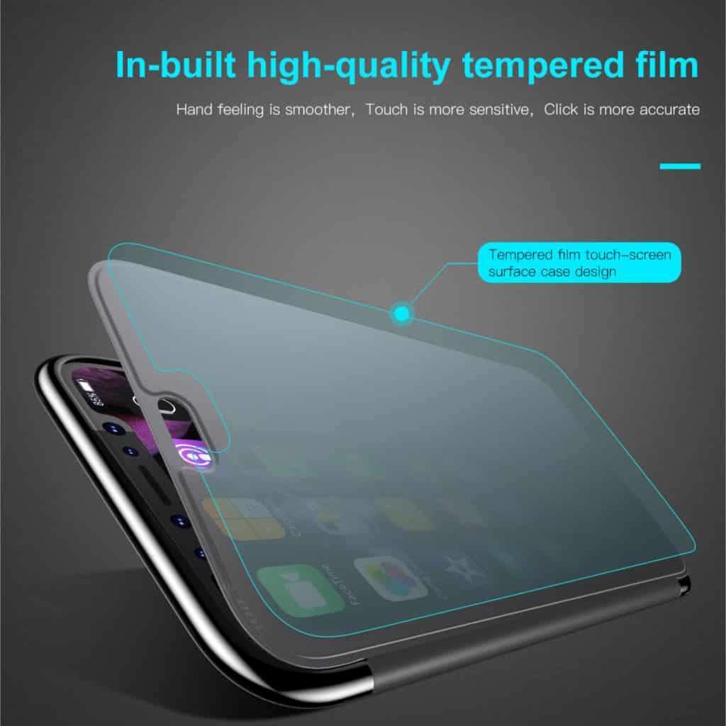 Baseus Touch Screen Protective Flip Case For iPhone XS Max