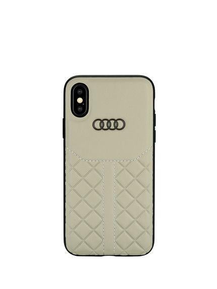 Audi Q8 D1 Genuine Leather Crafted Limited Edition Case For iPhone X/XS - Planetcart