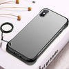 Frameless Semi Transparent Finger Ring Case For iPhone Xs Max