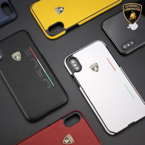 Lamborghini Genuine Urus D2 Leather Crafted Limited Edition Case For iPhone X/XS