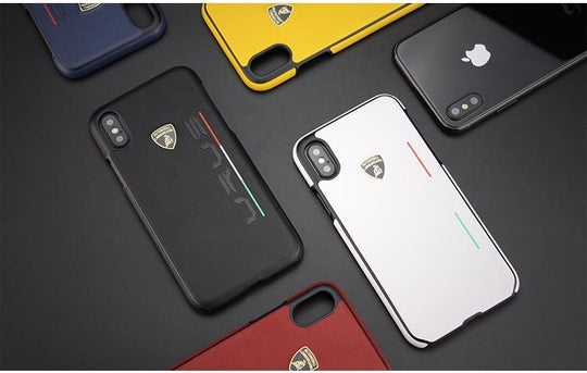 Lamborghini Genuine Urus D2 Leather Crafted Limited Edition Case For iPhone X/XS - Planetcart