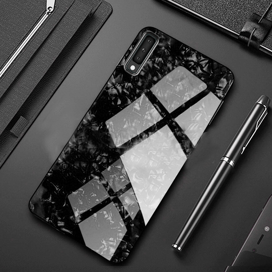 Dream Shell textured marble Case For Samsung A50 - Planetcart