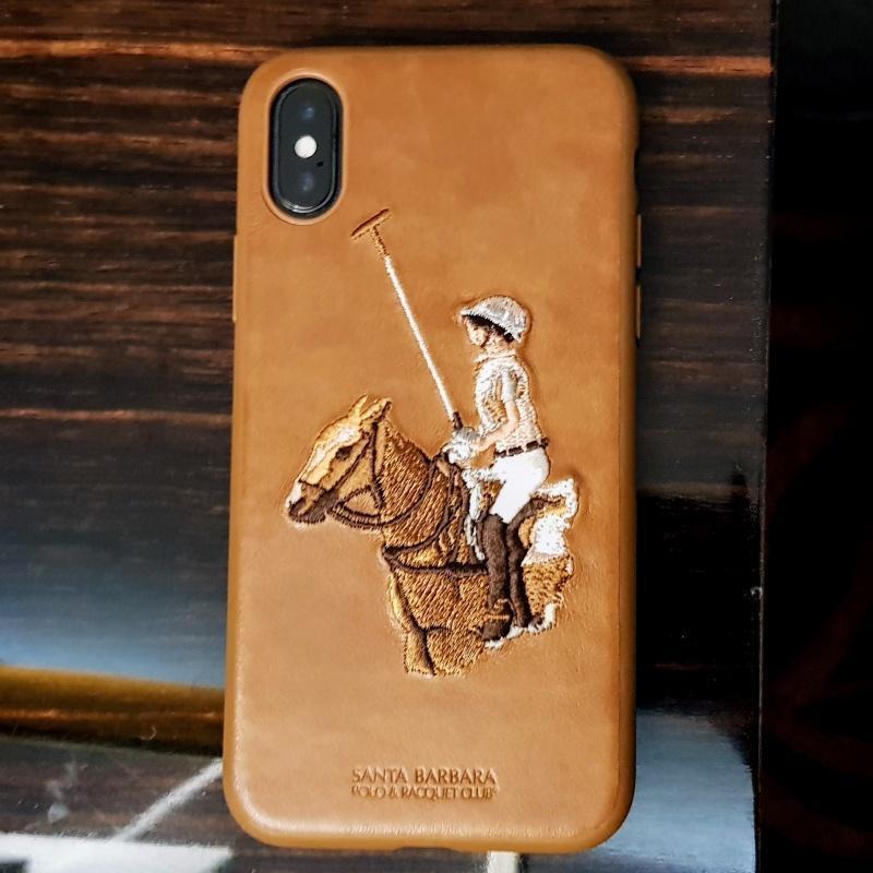 Santa Barbara Jockey Series Genuine Leather Case For iPhone 11 - Planetcart
