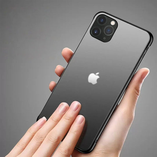 Frameless Semi Transparent Finger Ring Case For iPhone 11 - Planetcart