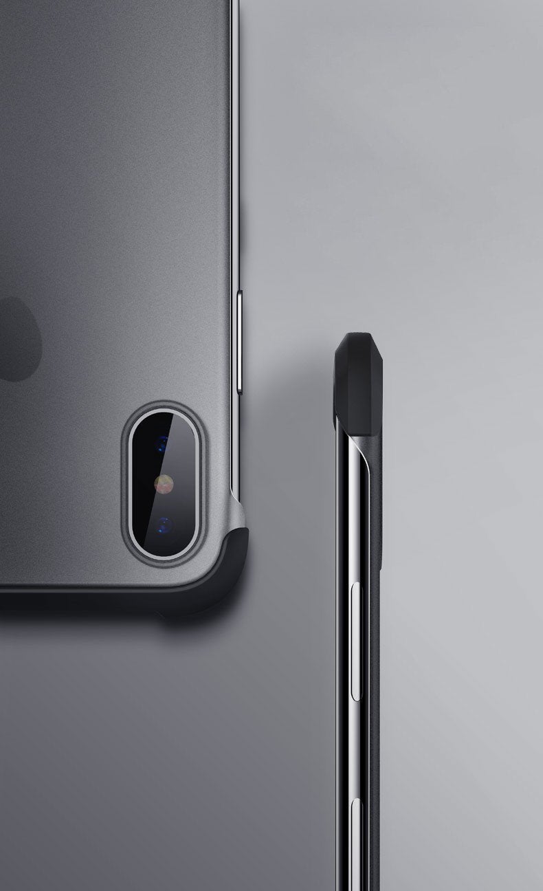 Frameless Semi Transparent Finger Ring Case for iPhone XSMAX - Planetcart
