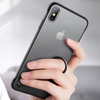 Frameless Semi Transparent Finger Ring Case For iPhone X/Xs