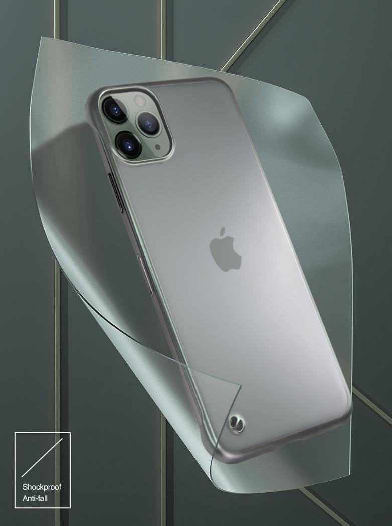 Glossy Edge Semi Transparent Premium Case For iPhone 11 Pro - Planetcart
