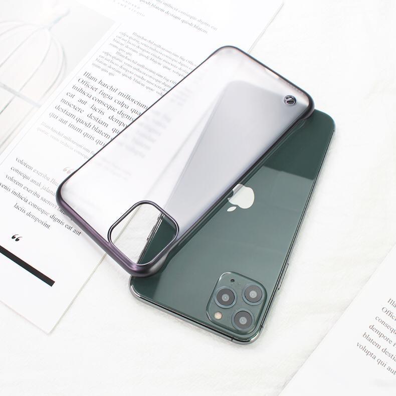 Glossy Edge Semi Transparent Premium Case For iPhone 11 Pro Max - Planetcart