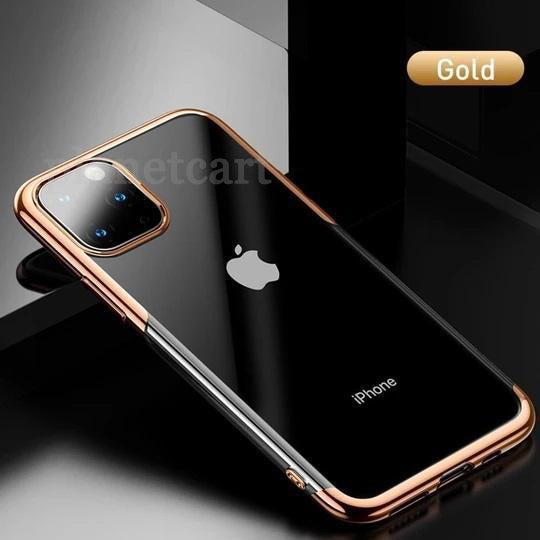 Baseus Ultra-Thin Transparent Sparkling Edge Case For iPhone 11 Pro Max