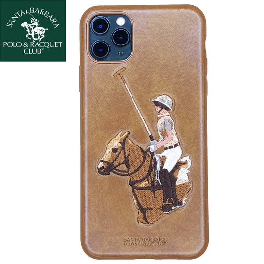 Santa Barbara Jockey Series Genuine Leather Case For iPhone 11 Pro - Planetcart